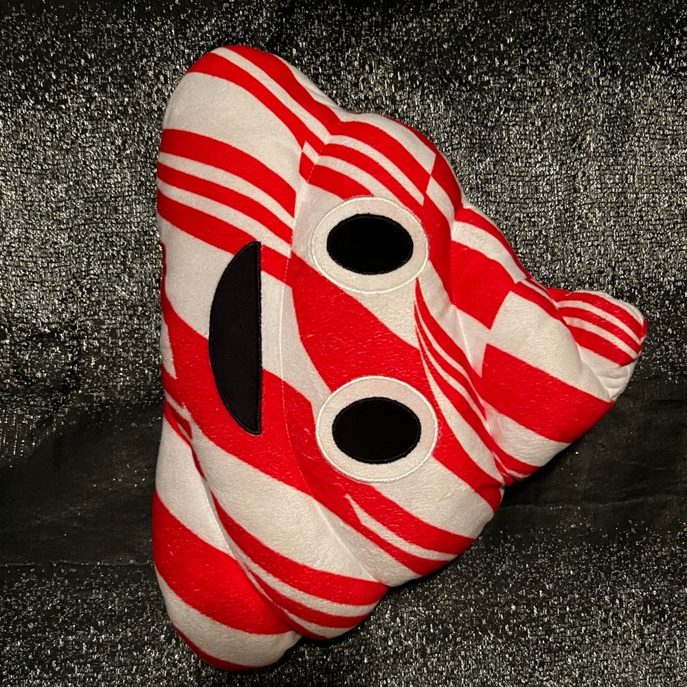 Peppermint Poop Emoji plushie